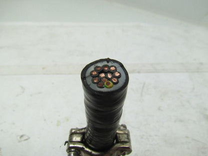 AERO MS3476L18-8S 8 Pin Female Round Connector W/Clamp USED