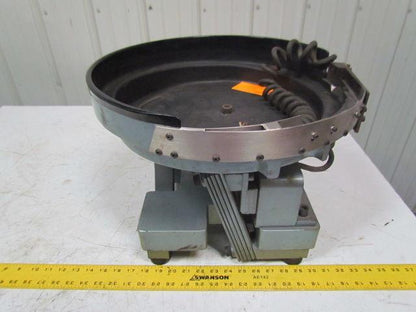 Parts Feeders DU150 Vibratory Parts Feeder 17" dia X 4" BowL 2 Rounds 7/8" 115V