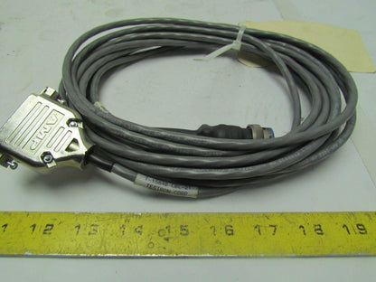 Testron T-15840-CBL-21 Printer Cable Assembly 25 Pin Male Flat 6 Pin Male Round
