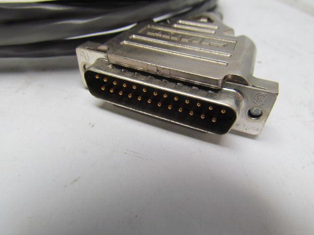 Testron T-15840-CBL-21 Printer Cable Assembly 25 Pin Male Flat 6 Pin Male Round
