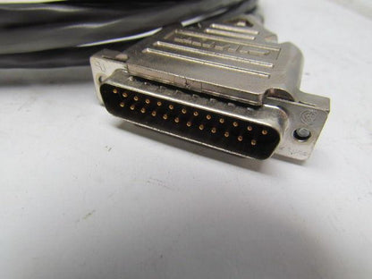 Testron T-15840-CBL-21 Printer Cable Assembly 25 Pin Male Flat 6 Pin Male Round