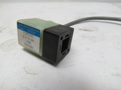 Canfield Connector 9-5831-002 Valve Timer Plug Connector .5 to 20 Sec 120VAC