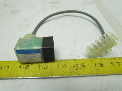 Canfield Connector 9-5831-002 Valve Timer Plug Connector .5 to 20 Sec 120VAC
