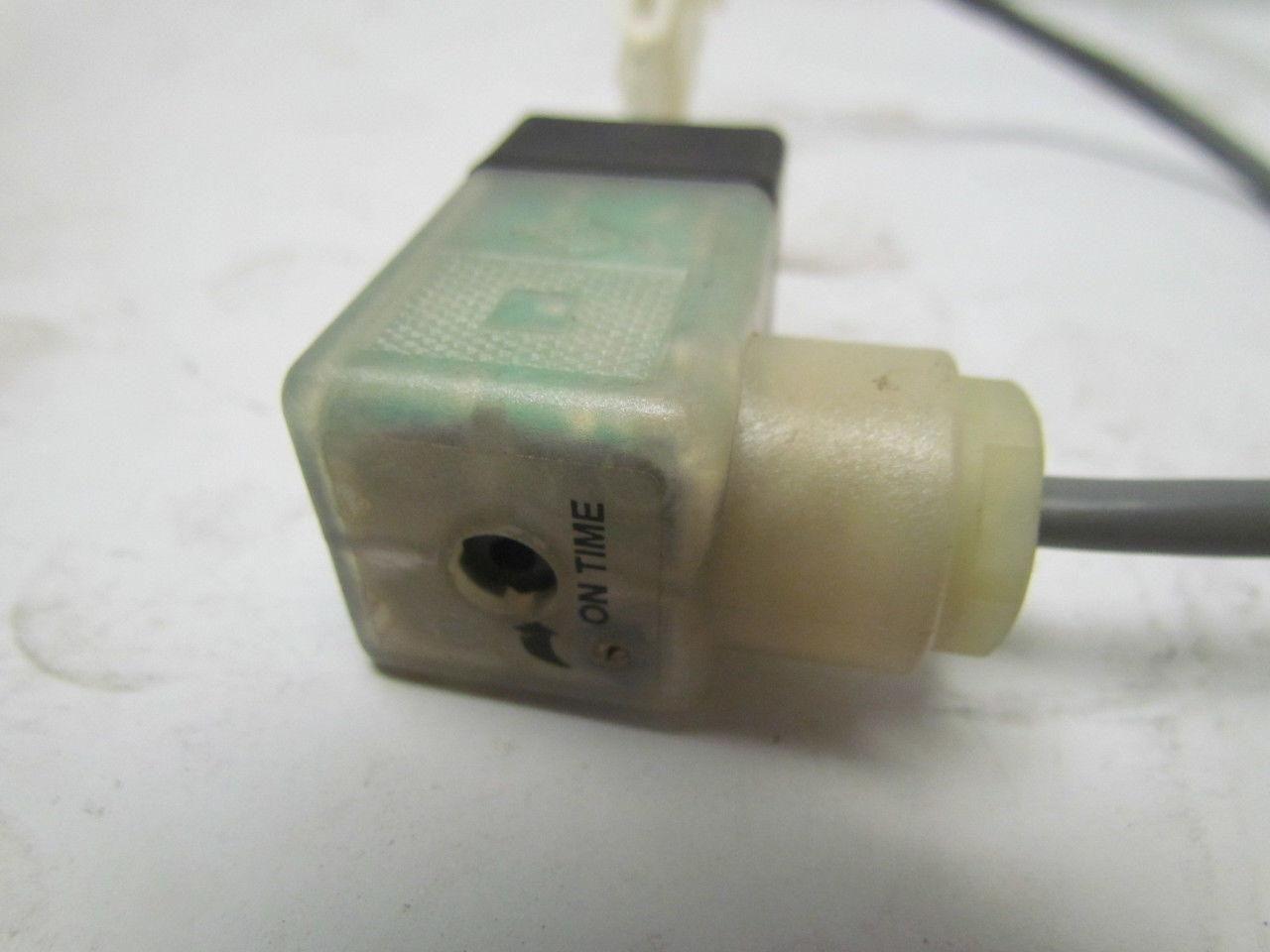 Canfield Connector 9-5831-002 Valve Timer Plug Connector .5 to 20 Sec 120VAC