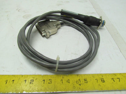 Testron T15840-1CBL-6 Cable Assembly 25 Pin Flat Male 6 Pin Female Round