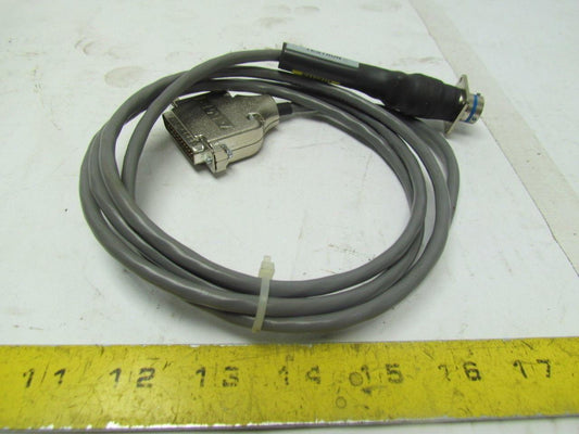 Testron T15840-1CBL-6 Cable Assembly 25 Pin Flat Male 6 Pin Female Round