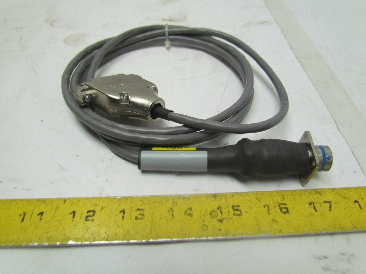 Testron T15840-1CBL-6 Cable Assembly 25 Pin Flat Male 6 Pin Female Round