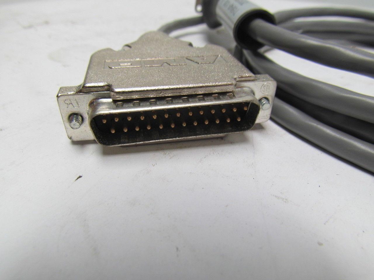 Testron T15840-1CBL-6 Cable Assembly 25 Pin Flat Male 6 Pin Female Round