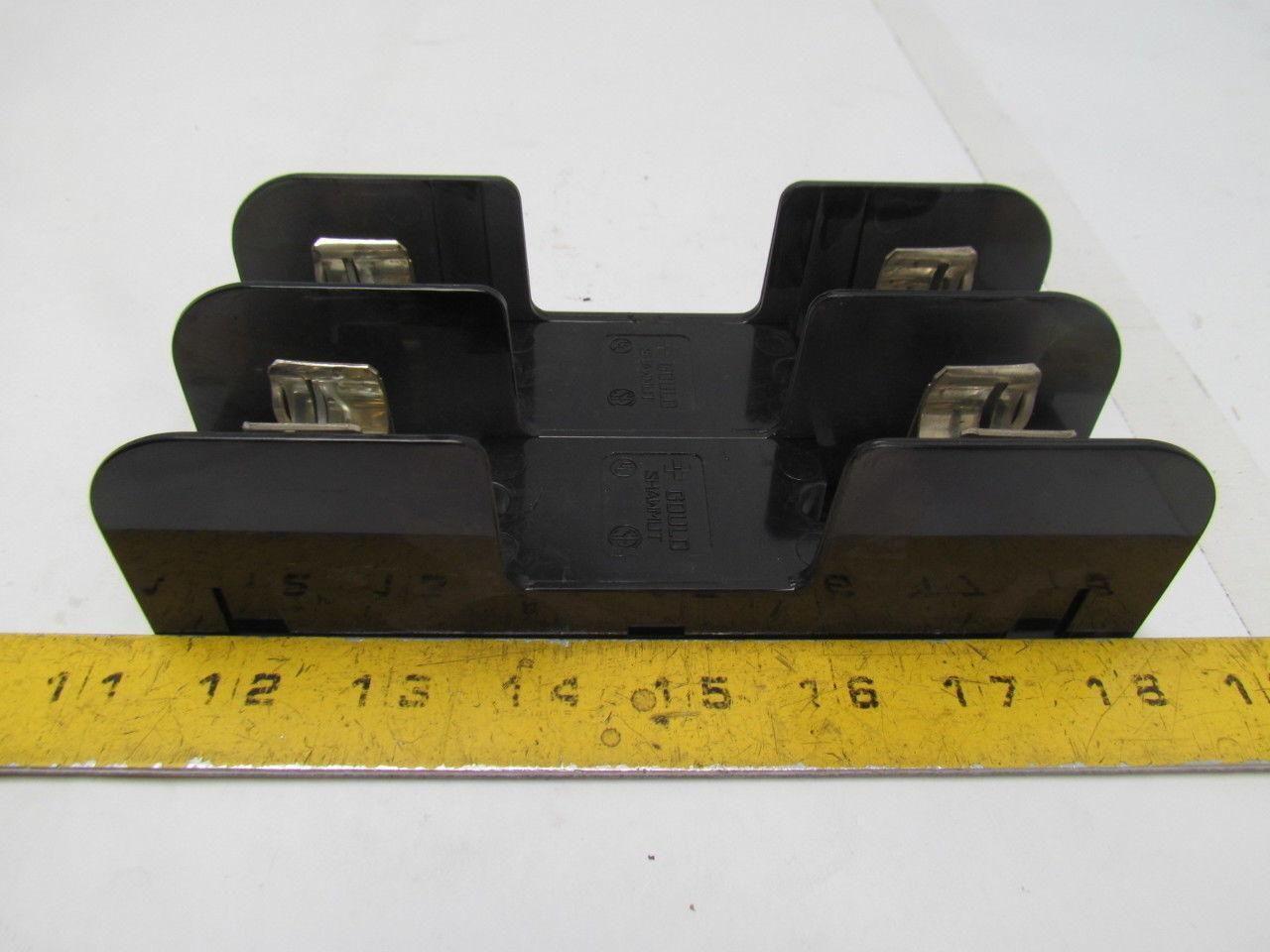 Gould 60317R Fuse Block/Holder 600V 30A Class R Fuse 2 Pole