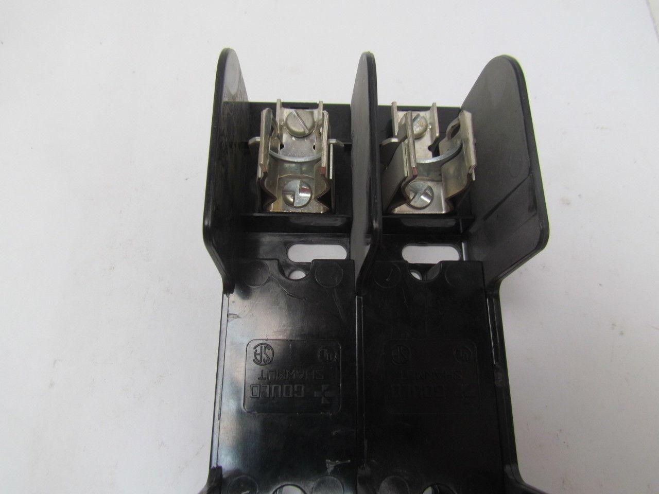 Gould 60317R Fuse Block/Holder 600V 30A Class R Fuse 2 Pole