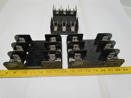 Gould 60318R Fuse Block/Holder 600V 30A Class R Fuse 3 Pole Lot of 3