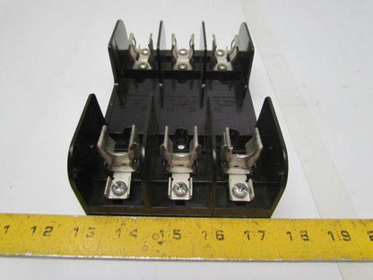 Gould 60318R Fuse Block/Holder 600V 30A Class R Fuse 3 Pole Lot of 3