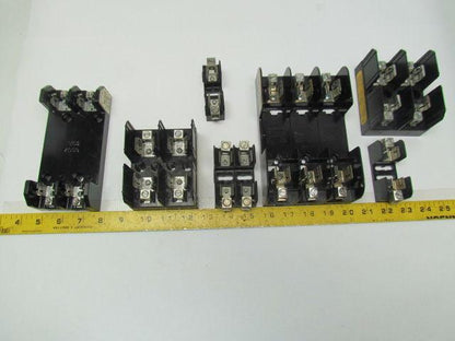 Buss-Marathon-Gould Mix of Fuse Blocks/Holders Lot of 7