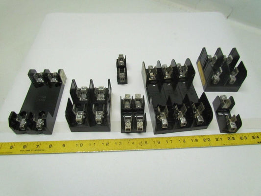 Buss-Marathon-Gould Mix of Fuse Blocks/Holders Lot of 7