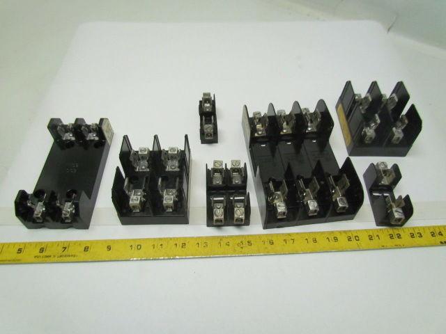 Buss-Marathon-Gould Mix of Fuse Blocks/Holders Lot of 7