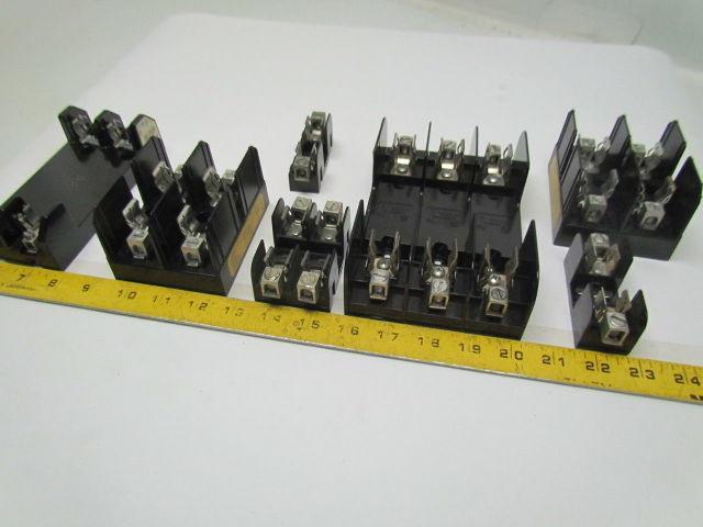 Buss-Marathon-Gould Mix of Fuse Blocks/Holders Lot of 7