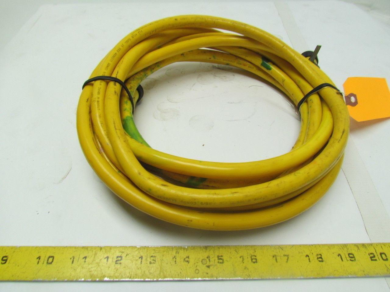 Woodhead 41529 5 Pole Mini Change 2-Ended Cordset 16-5 Conductor 600V 8A 20'Long