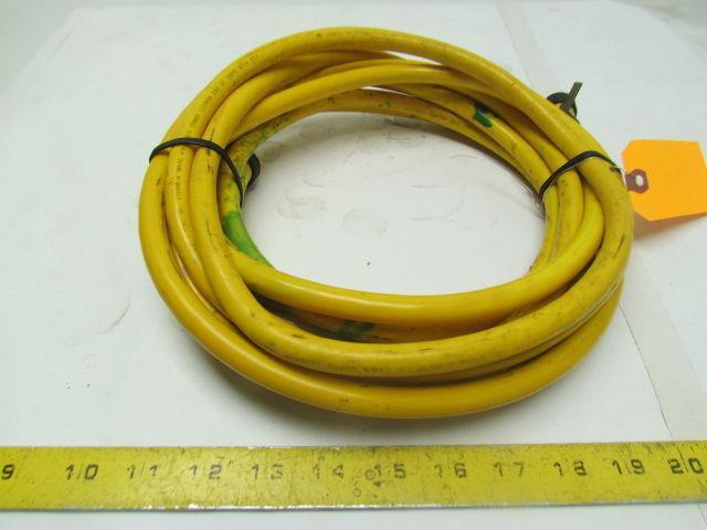 Woodhead 41529 5 Pole Mini Change 2-Ended Cordset 16-5 Conductor 600V 8A 20'Long