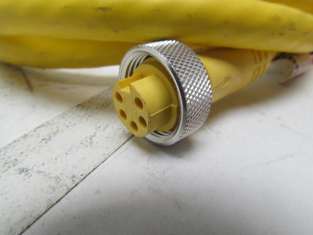Numatics 140-136 5 Pole Female Straight Connector Cordset 6' Long 16/5 Cord