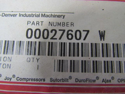 Gardner-Denver 00027607 W 10" Piston Ring Joy Replacement Part Compressor