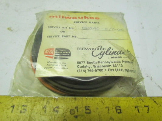 Milwaukee Cylinder 00540-0/7-60 Hydraulic Cylinder Service Repair Kit