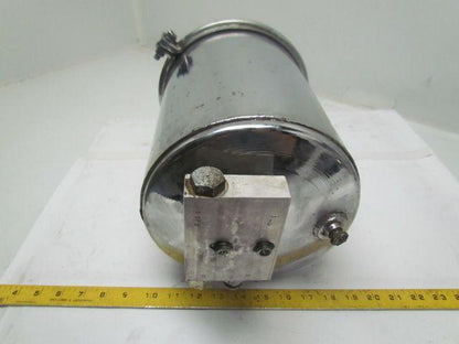 Chrome Steel Hydraulic Filter Housing W/Safety Valve