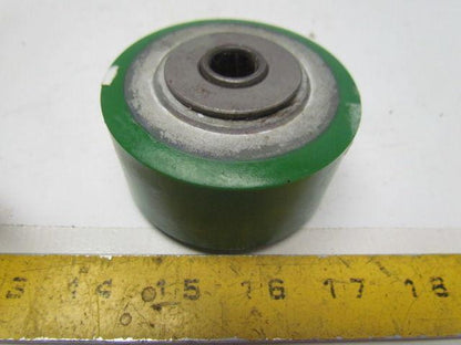 3" OD 1-1/2"Wide 1/2"ID Green Swivel Caster Wheel