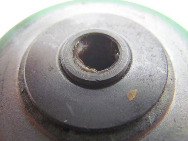 3" OD 1-1/2"Wide 1/2"ID Green Swivel Caster Wheel