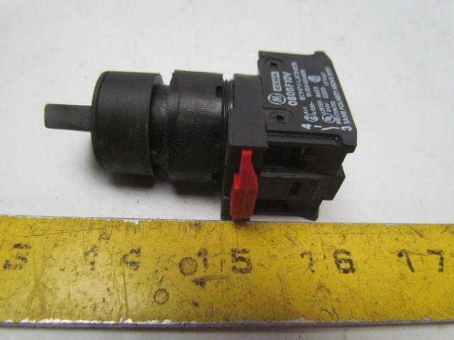 GE General Electric 080BF10V CEMA 2 Position Matain Switch NO Contact