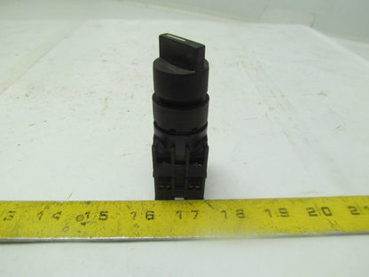 GE General Electric 080BF10V / 080B11V 2 Position Selector Switch