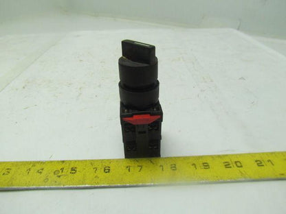 GE General Electric 080BF10V / 080B11V 2 Position Selector Switch