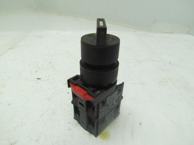GE General Electric 080BF10V / 080B11V 2 Position Selector Switch