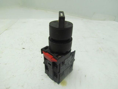 GE General Electric 080BF10V / 080B11V 2 Position Selector Switch