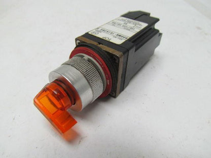 Square D 800MR-16JX2BS 3 Postion Illuminated Amber Selector Switch 120V