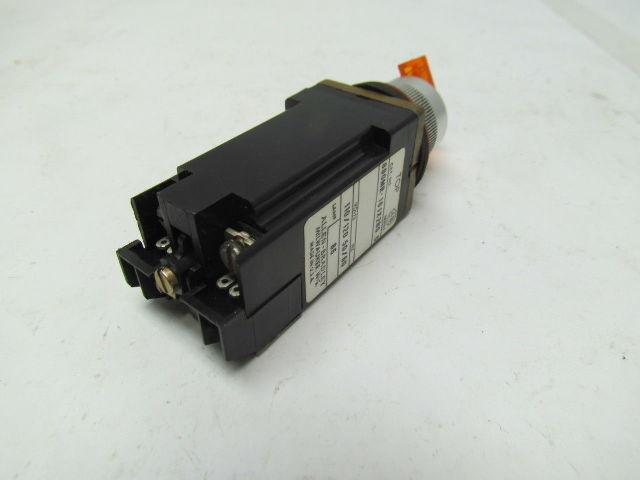 Square D 800MR-16JX2BS 3 Postion Illuminated Amber Selector Switch 120V