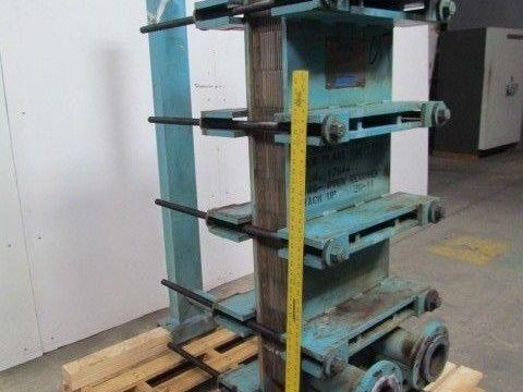 AVP Crepaco SR6GL-T Industrial Thermal32 Plate Heat Exchanger 4" Flanged Ports