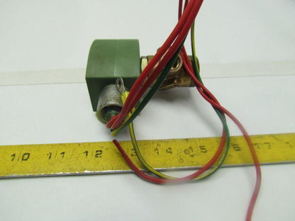 ASCO RED HAT 8320G188 Solenoid Valve 1/4"NPT 45PSI Air Bas Water 3port