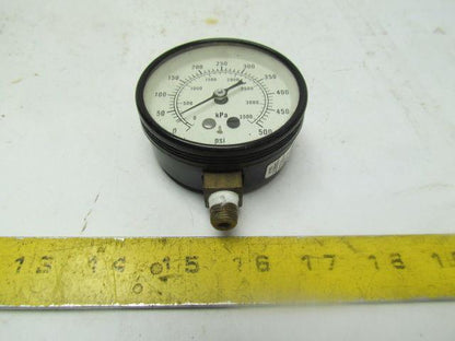 MARSH 500PSI Pressure gauge 2-3/4" Face 500PSI Max
