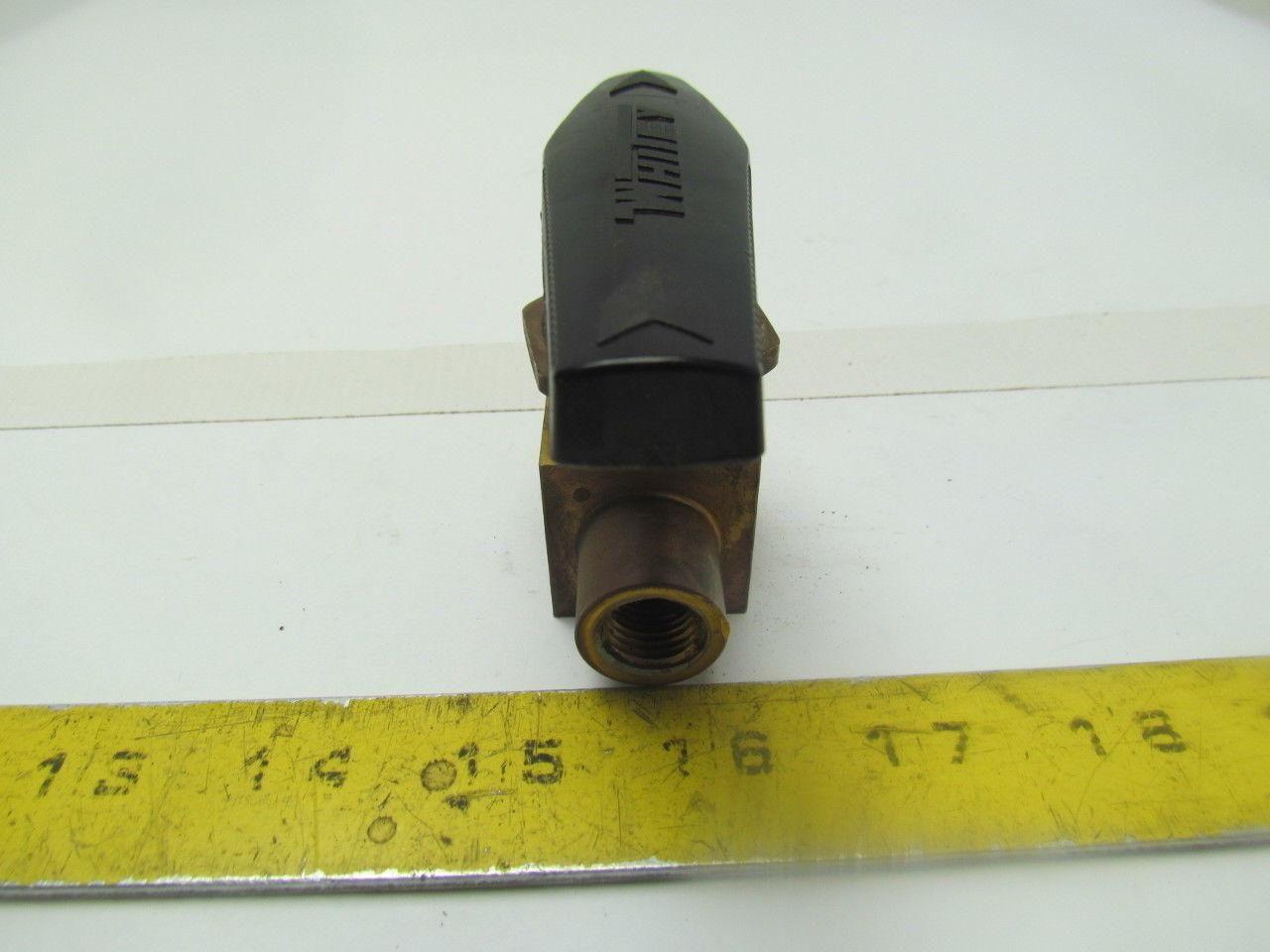 Whitey B-44F4 BallValve 500PSI Max 150°F Brass construction