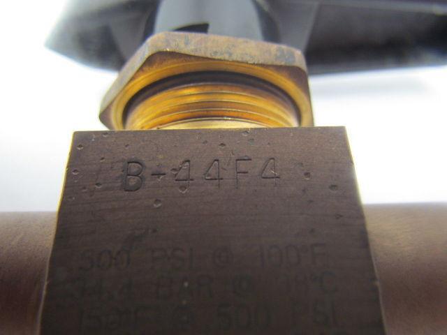 Whitey B-44F4 BallValve 500PSI Max 150°F Brass construction