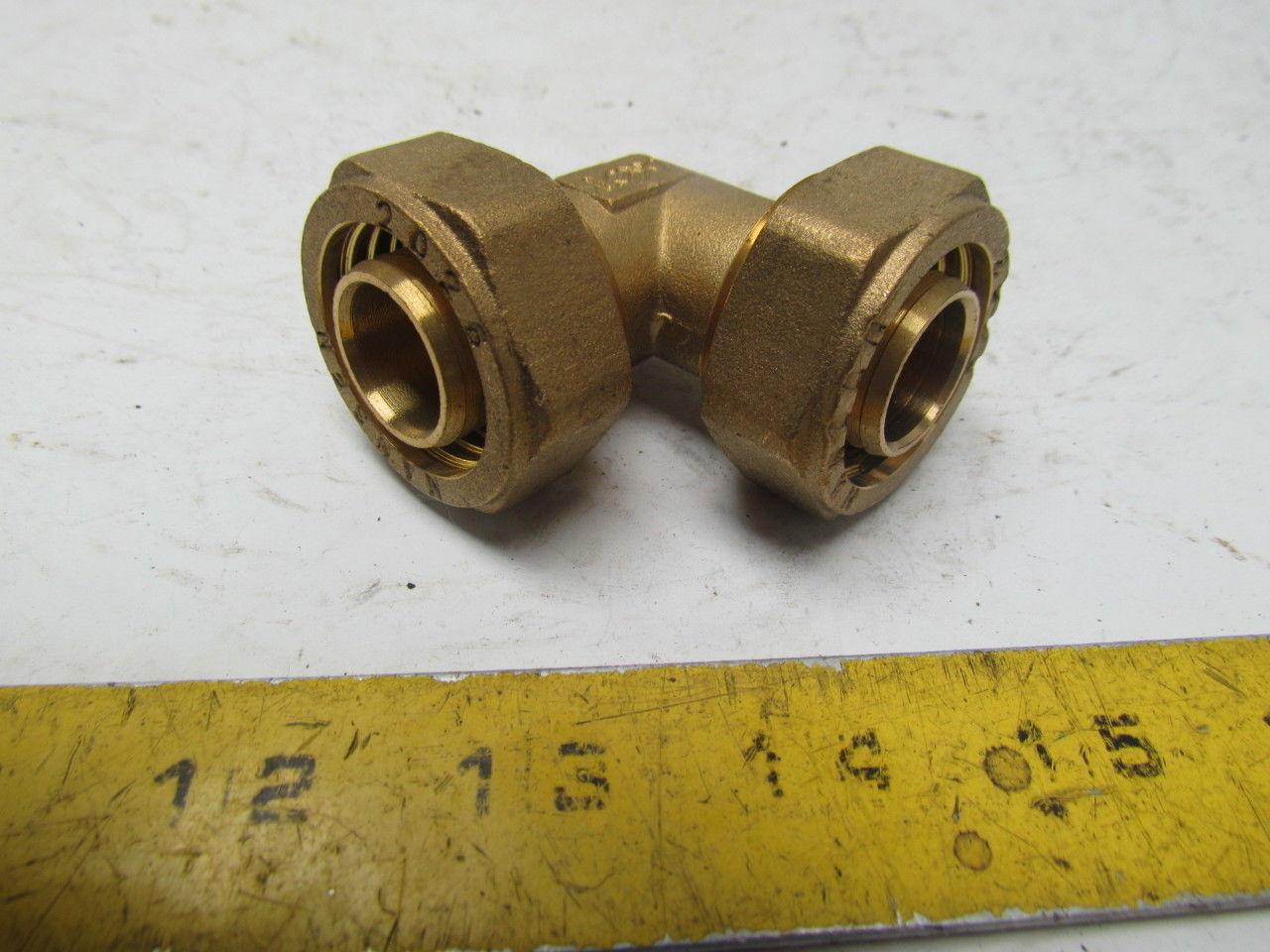 NANSEN 3/4" 90° tube Fitting Brass Compression L26 Unused