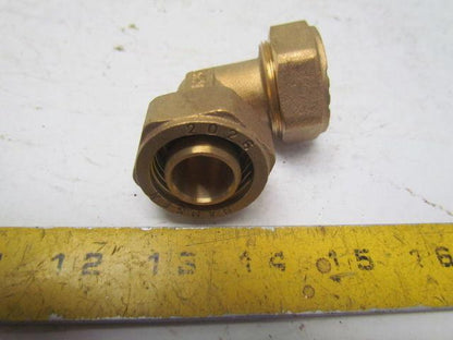 NANSEN 3/4" 90° tube Fitting Brass Compression L26 Unused