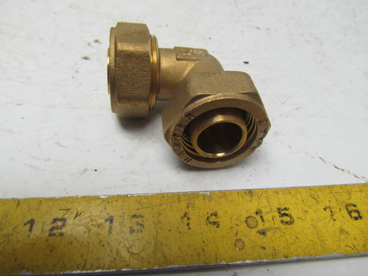 NANSEN 3/4" 90° tube Fitting Brass Compression L26 Unused