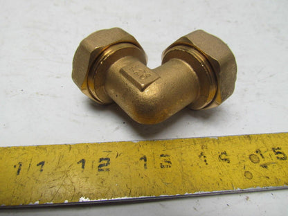 NANSEN 3/4" 90° tube Fitting Brass Compression L26 Unused