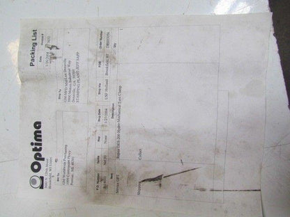 Optima Hydro-Mechanical DES-200 200 Ton Clamping Force Turn Clamp