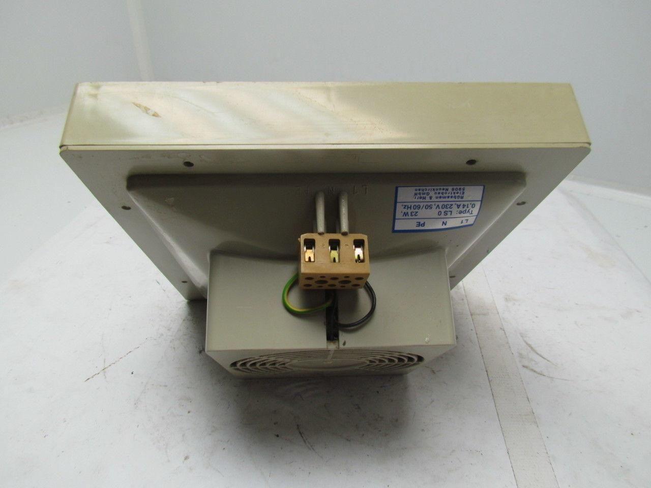 Rubsamen&Herr LS0 Cabinet Filter Fan 20W 14A 230V 50/60HZ