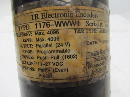 TR Electronic 1176-WWW1 AE100M-UNI Absolute Encoder 1/2" Dia Shaft 11-27VDC