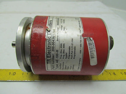 TR Electronic 200-00436/1780 AE-100-M Absolute Encoder 1/2" Dia Shaft 11-27 VDC