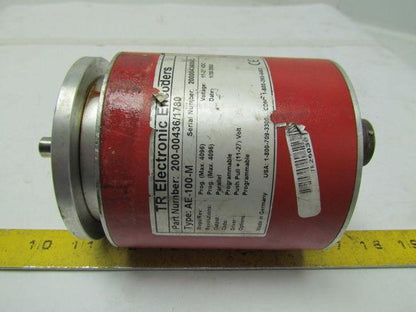 TR Electronic 200-00436/1780 AE-100-M Absolute Encoder 1/2" Dia Shaft 11-27 VDC