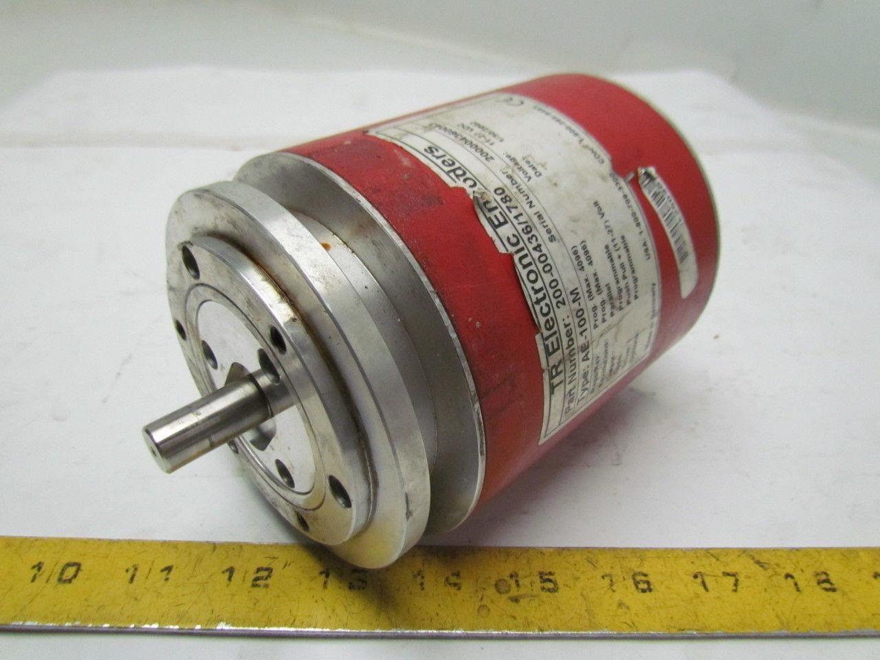 TR Electronic 200-00436/1780 AE-100-M Absolute Encoder 1/2" Dia Shaft 11-27 VDC